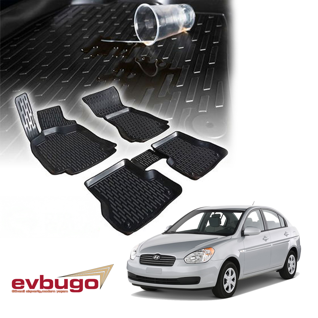 3D PASPAS SİYAH HYUNDAI ACCENT ERA 2006-2011